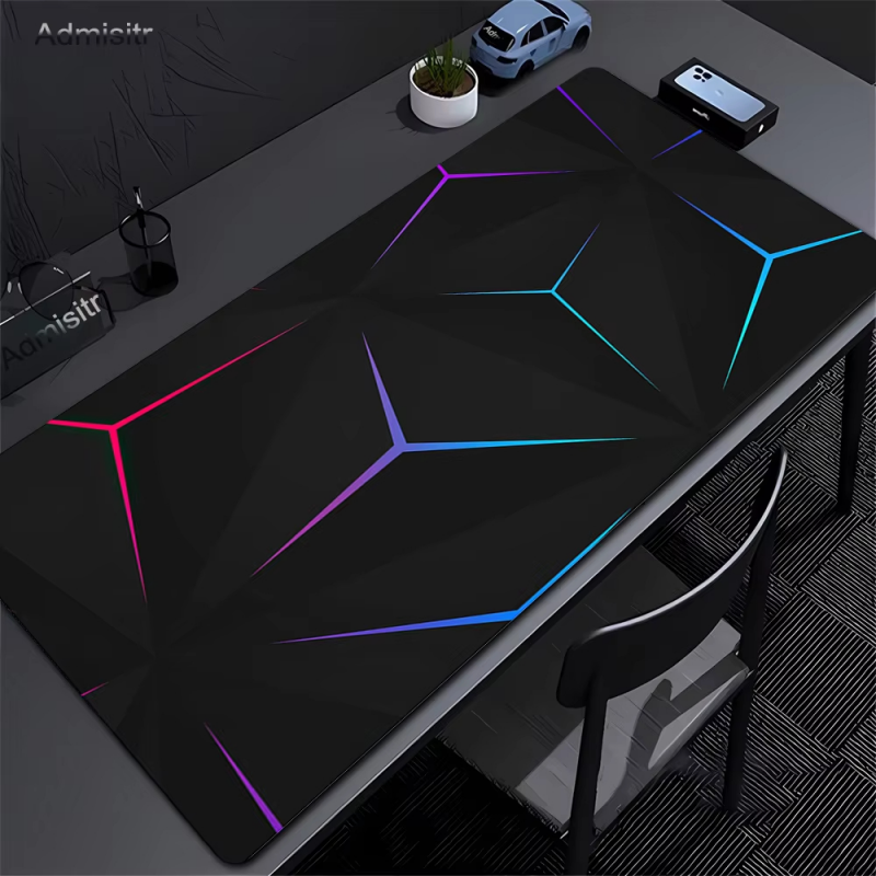 Esports Gaming Stocks - VIKAMA Black Geometric Neon Gaming Mouse