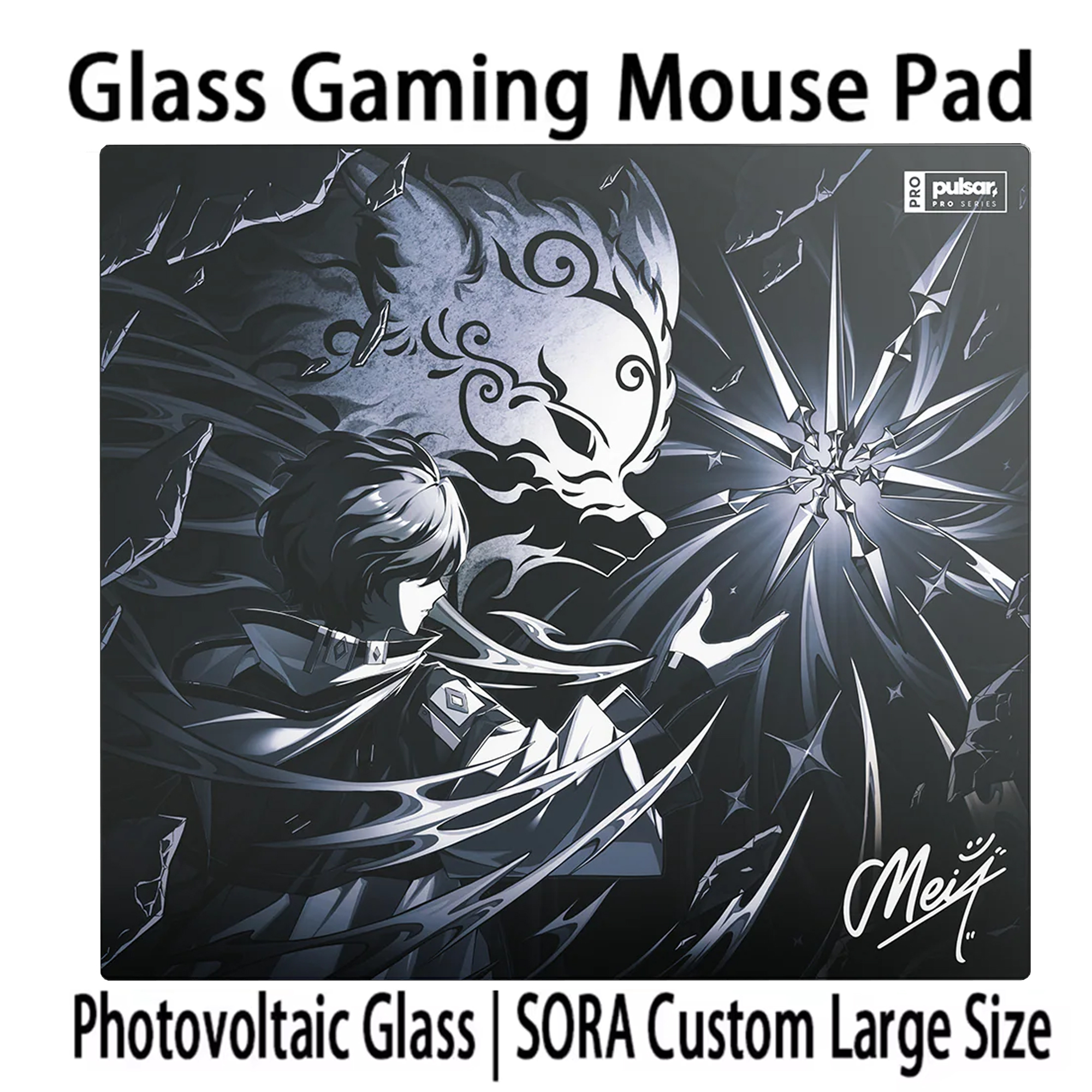 Esports Gaming Stocks - Japanese M-Meiy Glass Gaming MousePad Customization