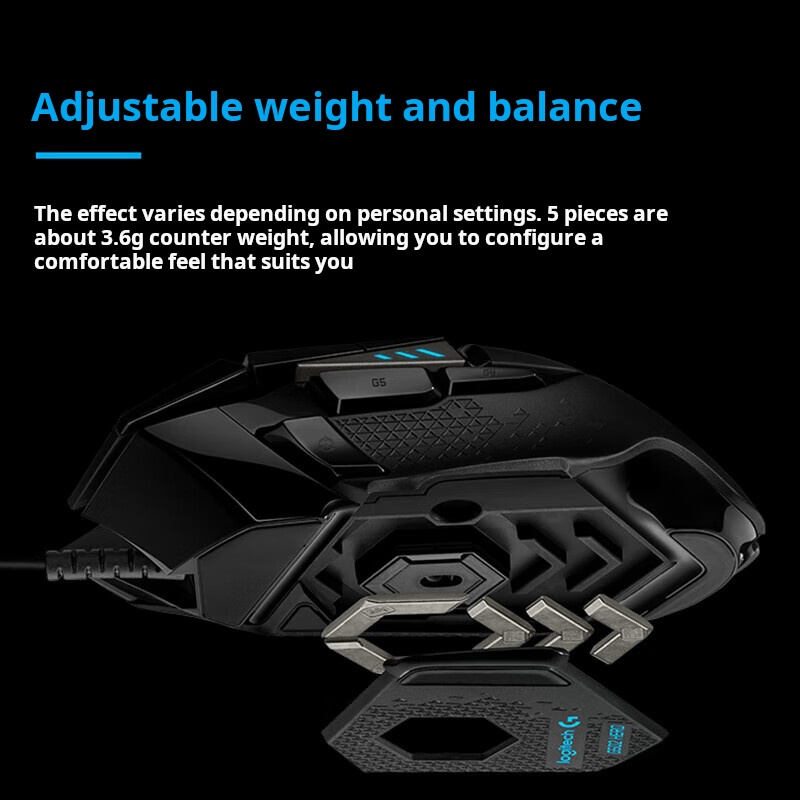Logitech G502 HERO Dominator W - Esports Gaming Mouse Weight Adjustable 리뷰 및 가격