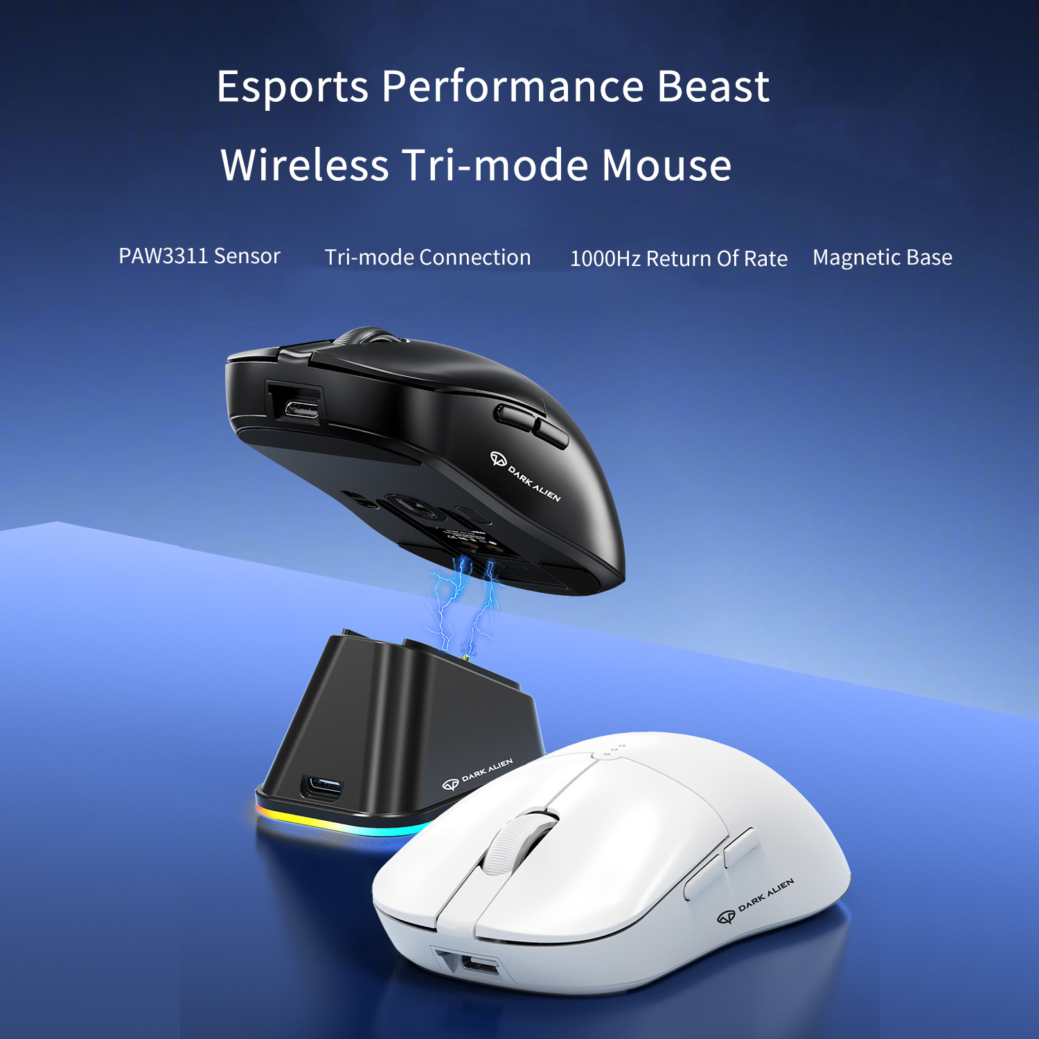 Wireless Tri-mode Game Mouse 1 - Esports Gaming Mouse Weight Adjustable 리뷰 및 가격
