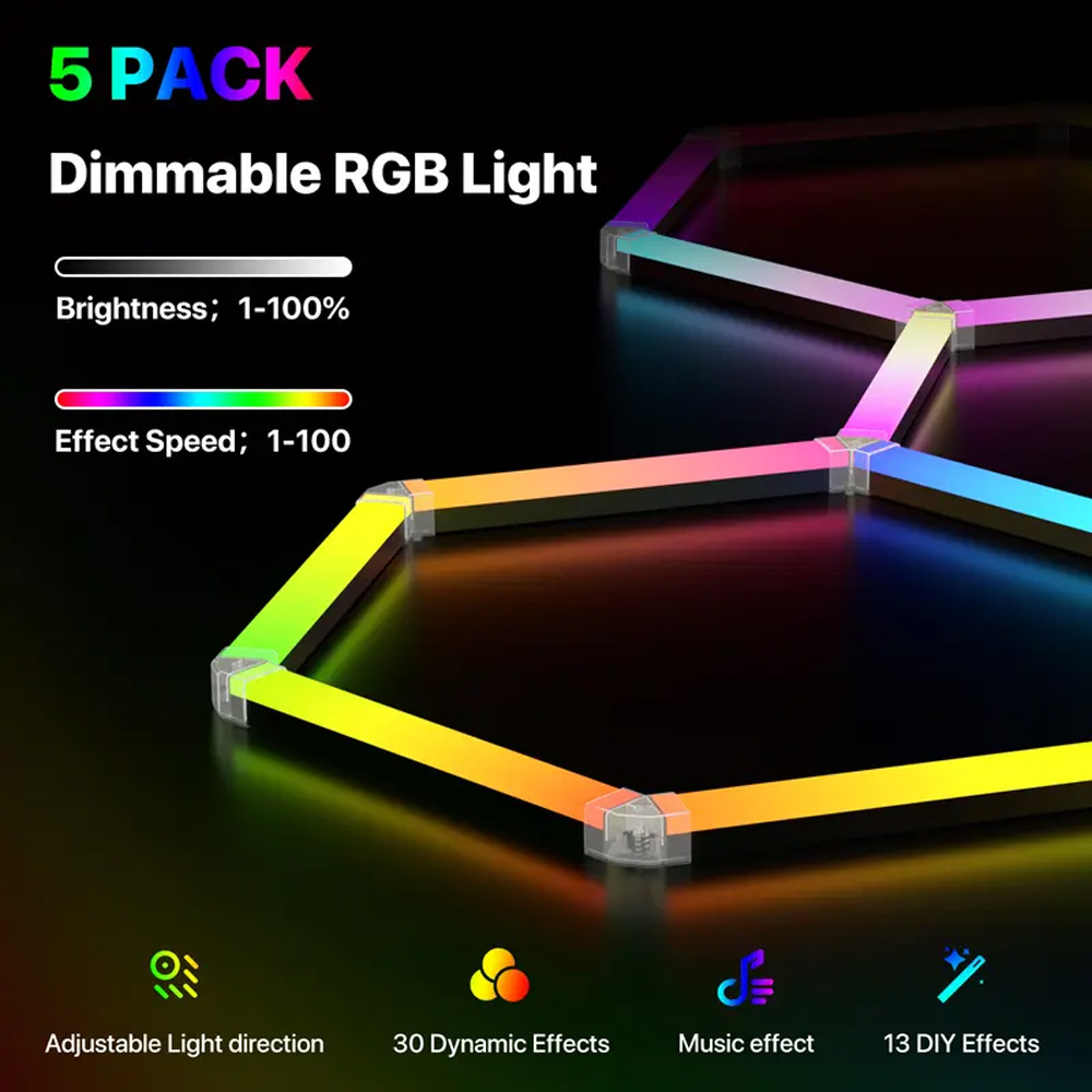 85-265V Smart RGB Hexagonal Tu - Esports Gaming Venue 리뷰 및 가격