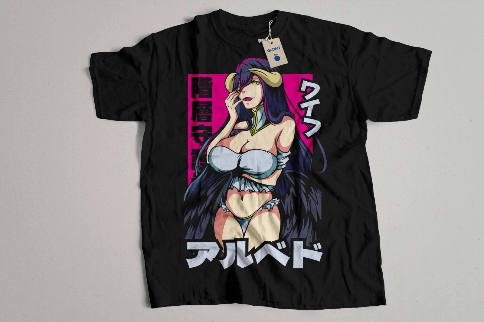 Overlord Albedo Front Print T  - Esports Gaming Sleeve 리뷰 및 가격