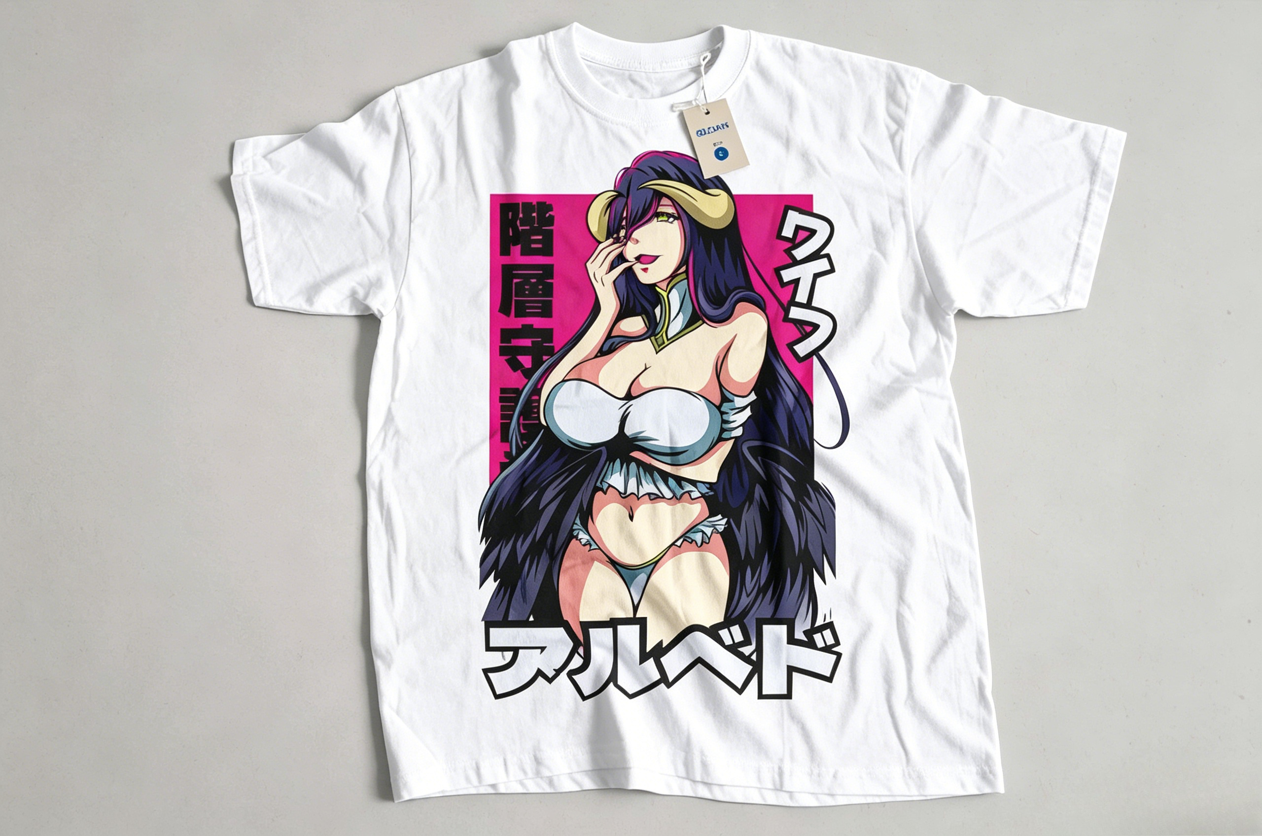 Overlord Albedo Front Print T  - Esports Gaming Sleeve 리뷰 및 가격