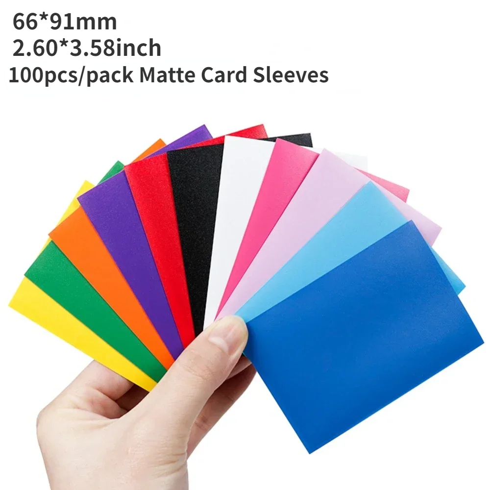 100PCS 66x91mm Matte Card Slee - Esports Gaming Sleeve 리뷰 및 가격