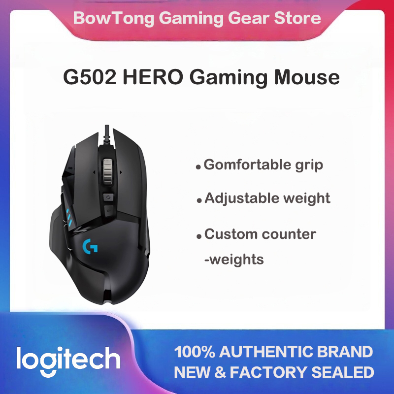 Logitech G502 HERO Dominator W - Esports Gaming Mouse Weight Adjustable 리뷰 및 가격