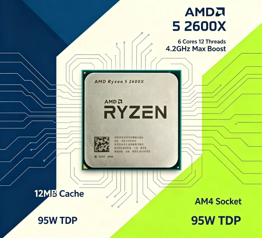 AMD R5 2600X 12nm AM4 Desktop  - Esports Gaming Stocks 리뷰 및 가격