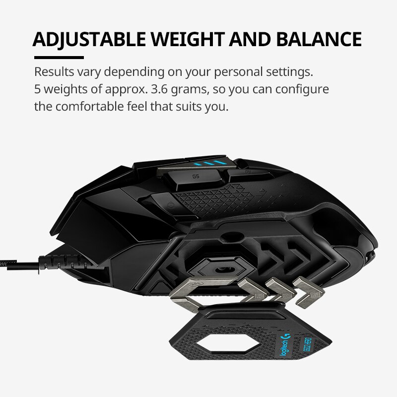 Original Logitech G502 HERO LI - Esports Gaming Mouse Weight Adjustable 리뷰 및 가격