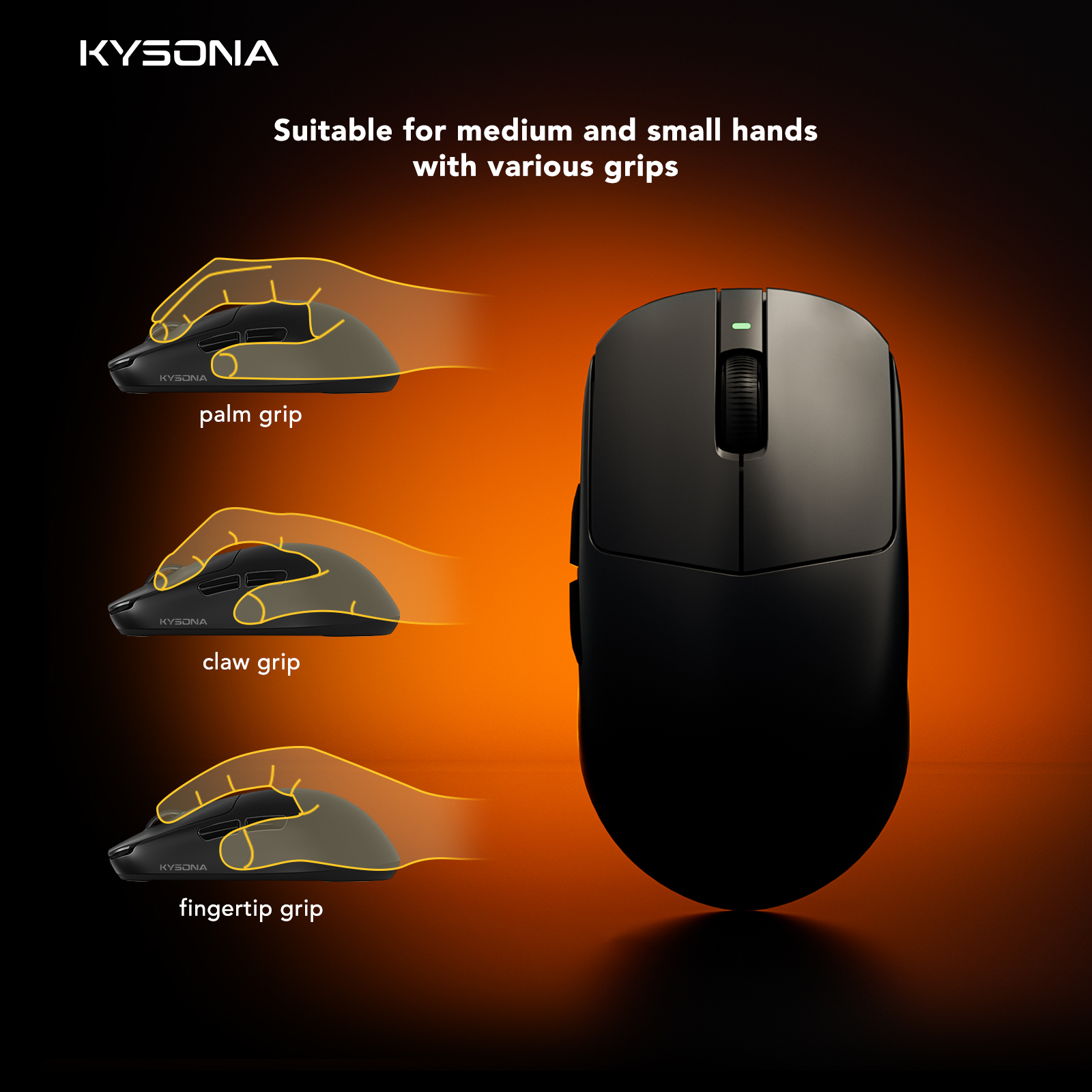 KYSONA Mercury Pro PAW3395 Wir - Esports Gaming Mouse Weight Adjustable 리뷰 및 가격